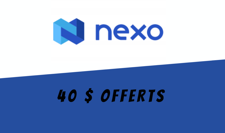 Nexo : Le livret A de la cryptomonnaie – 40$ offerts